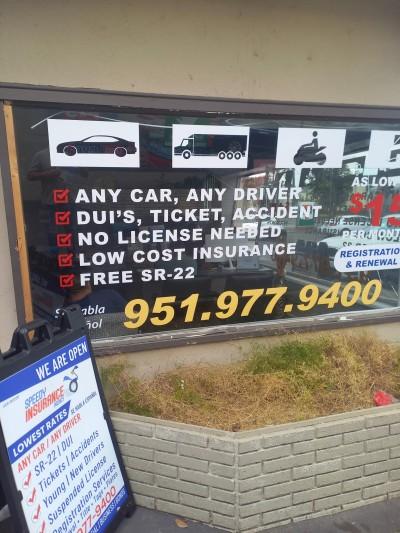 Speedy Insurance Agency, Riverside Grove, California