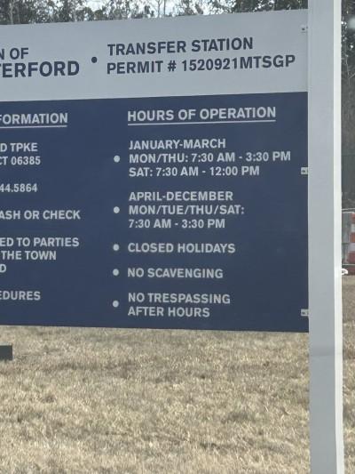 Waterford Transfer Station
