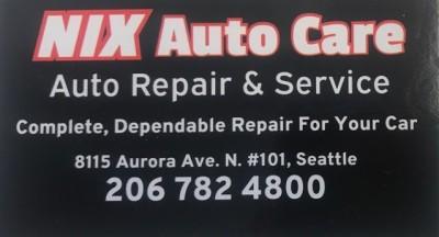 Nix Auto Care, LLC, Seattle Hill, Washington