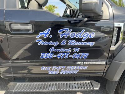 A Hodge Towing & Recovery | Groveland & Clermont, FL