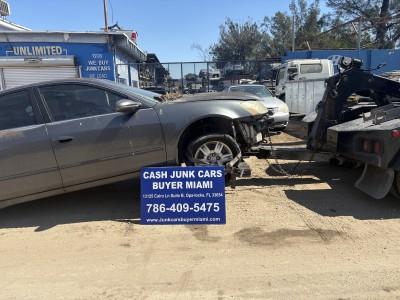 Cash Junk Cars Buyer Miami, Opa Locka, Florida