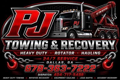 P J Towing & Recovery LLC - Heavy Duty Towing, Dallas, Georgia