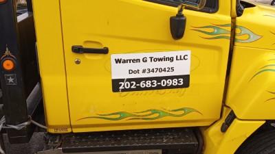 Warren G heavy and light duty towing LLC, Greenbelt, Maryland