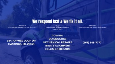 Legacy Automotive, Towing and Collision