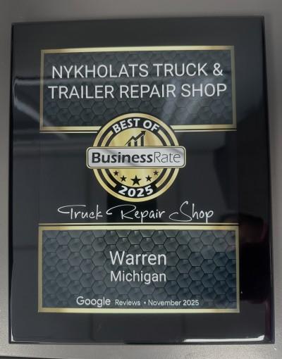 NYKHOLATS TRUCK & TRAILER REPAIR SHOP, Warren, Michigan