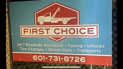FIRST CHOICE TOWING & Roadside Assistance, Purvis, Mississippi