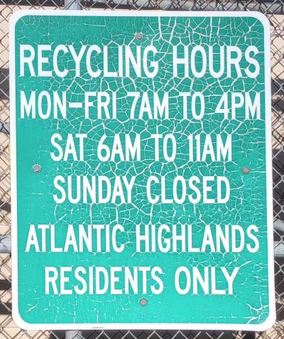 Atlantic Highlands Recycling, Atlantic Highlands, New Jersey