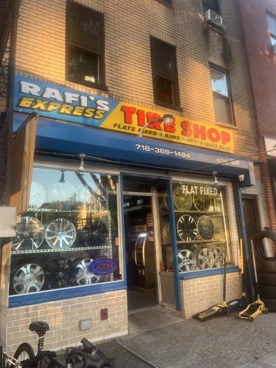Rafi's Tire Repair Shop, Brooklyn, New York