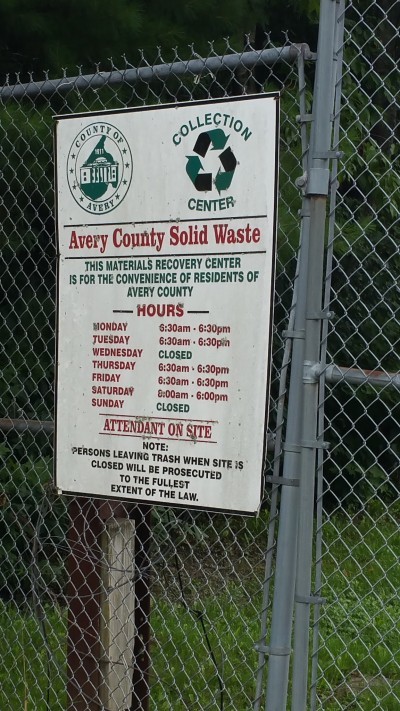 Avery County Solid Waste Materials Recovery Center