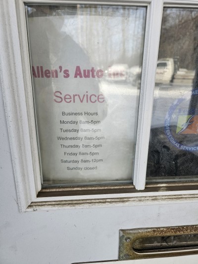 Allen's Auto Inc