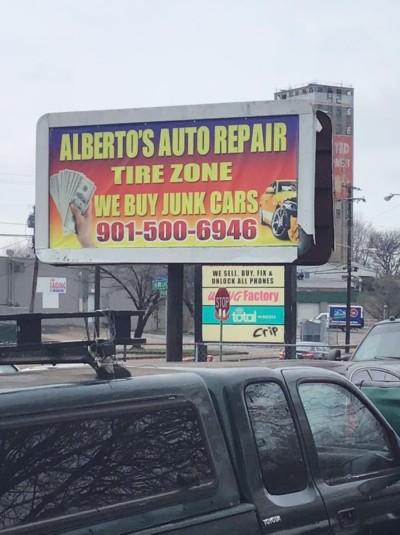 Alberto's Auto Services, Memphis, Tennessee