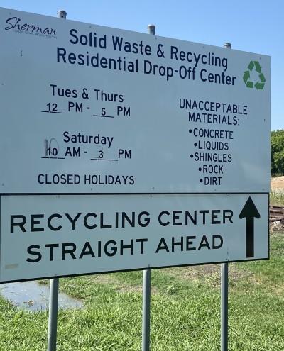 Sherman Recycling Department, Sherman, Texas