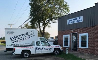Wayne's Auto Parts & Chroming, Fredericksburg, Virginia