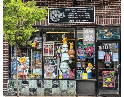 Zonk's World Pokémon Cards, One Piece Cards, Retro Video Games, Toys, Hot Wheels, Wrestling, Cds, & Collectibles!
