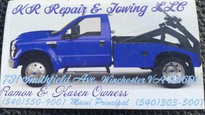 KR Repair & Towing LLC, Winchester, Virginia