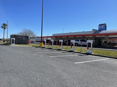 Tesla Supercharger, Lake Charles, Louisiana