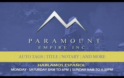 PARAMOUNT EMPIRE INC, Philadelphia, Pennsylvania