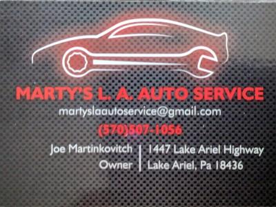 Marty's L.A. Auto Service, Lake Ariel, Pennsylvania