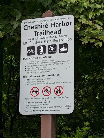 Cheshire Harbor Trailhead, Adamsdale, Massachusetts