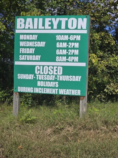 Baileyton Convenience Center