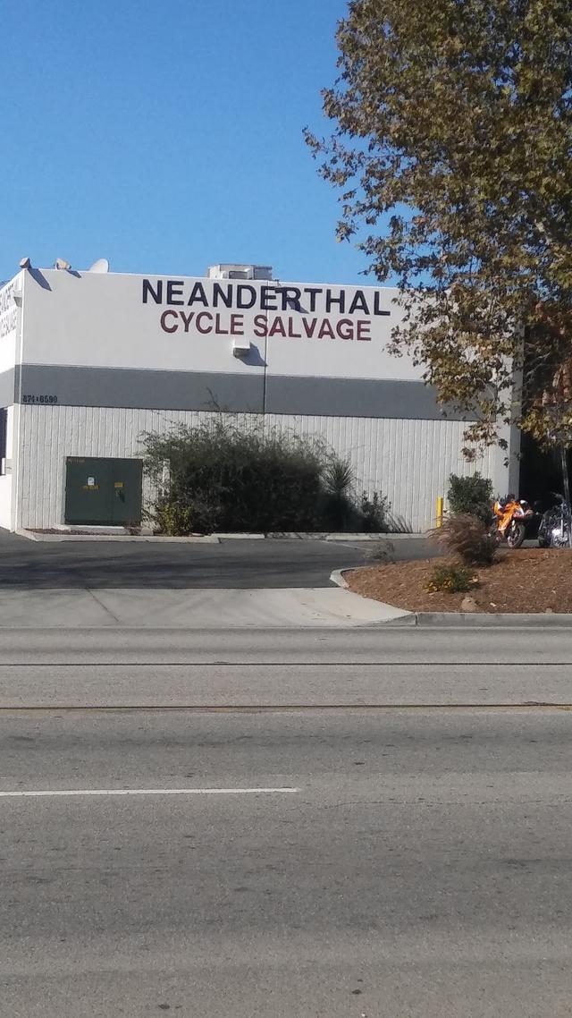 Neanderthal Cycle Salvage, Bloomington, California