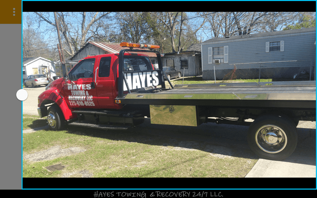 Hayes Towing & Recovery LLC - Local Towing Roadside Service, Roadside Tire Change, Baton Rouge, Louisiana