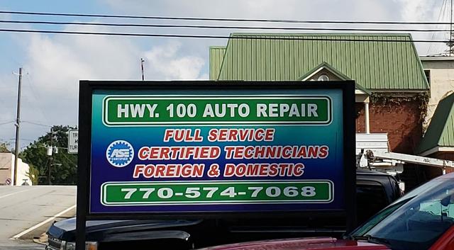Hwy 100 Auto Repair LLC