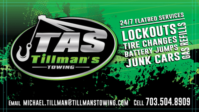 Tillman’s Towing, Manassas, Virginia