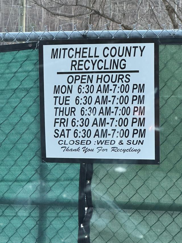 Mitchell County Recycling Center