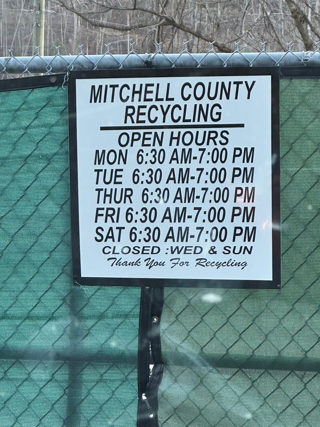 Mitchell County Recycling Center