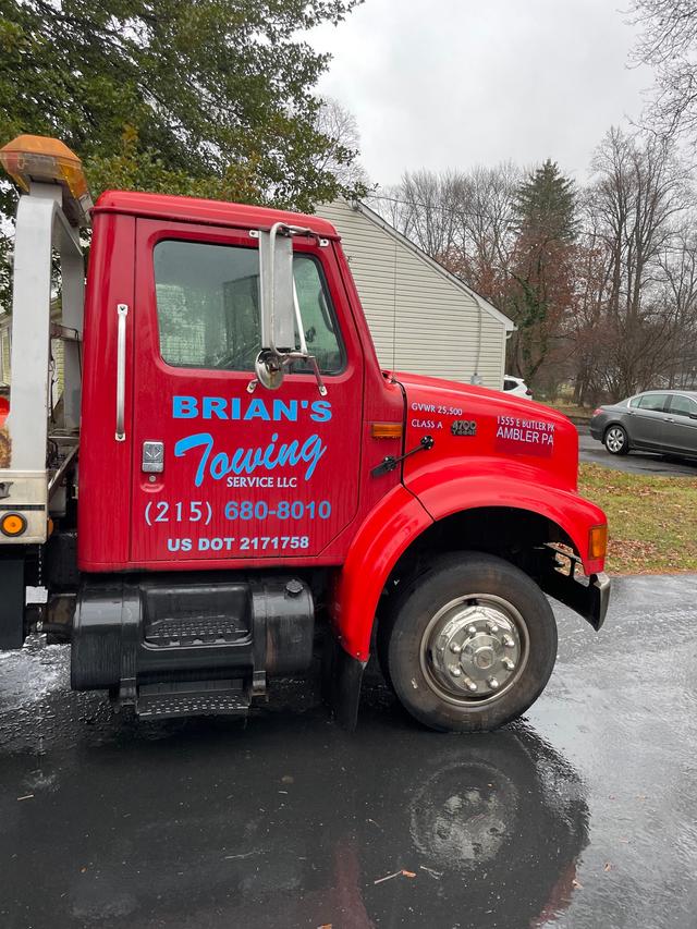 Brian's Towing Service LLC, Ambler, Pennsylvania