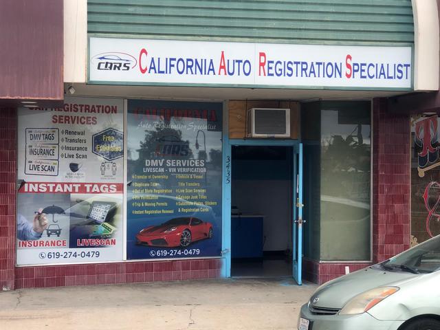 DMV Lemon Grove CARS California Auto Registration Specialist, Lemon Grove, California
