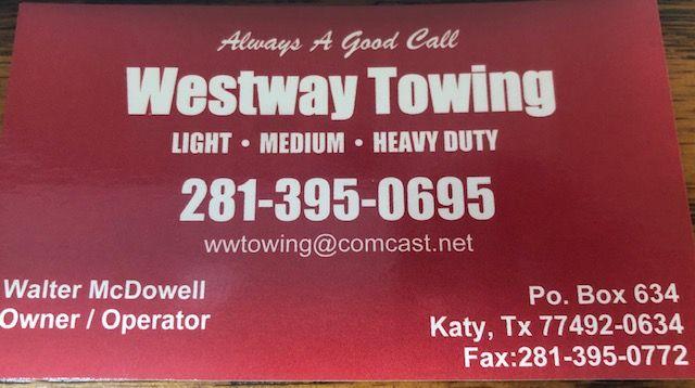 Westway Towing, Katy, Texas