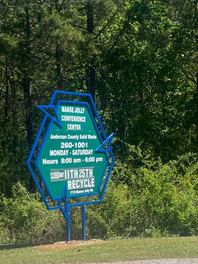 City of Anderson Recycling Facility, Anderson, South Carolina