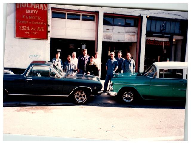 HOLMAN'S BODY & FENDER SHOP, Seattle Hill, Washington