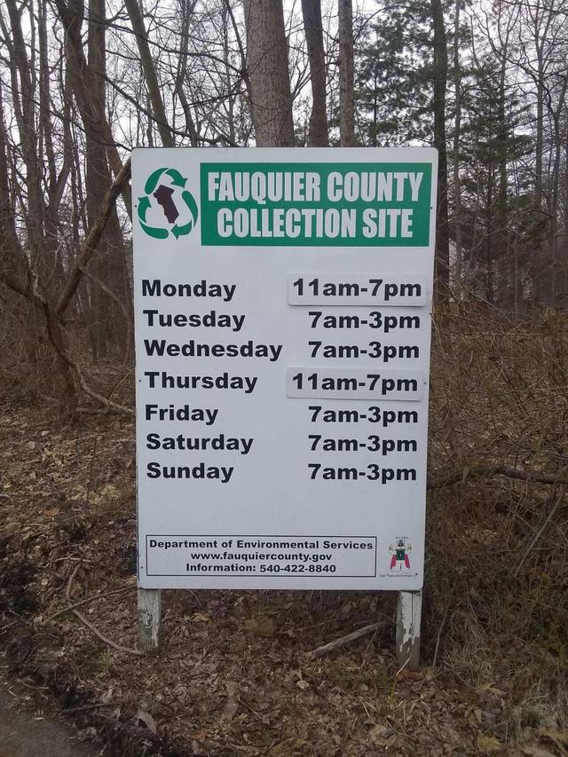 Fauquier County Collection Site, Sumerduck, Virginia
