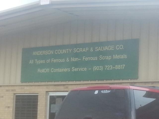 ANDERSON COUNTY SCRAP