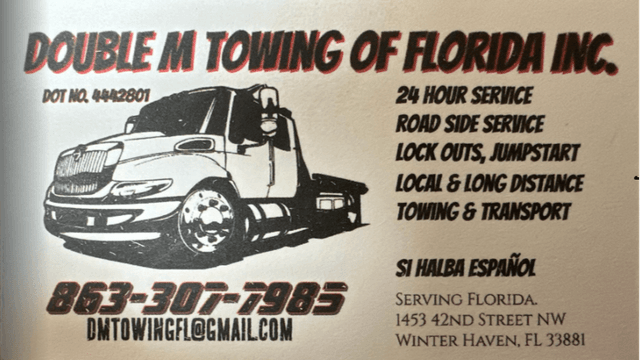 Double M Towing of Florida Inc