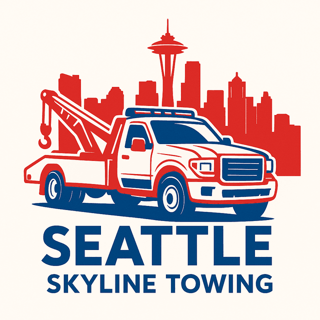 Seattle skyline towing, Seattle Hill, Washington
