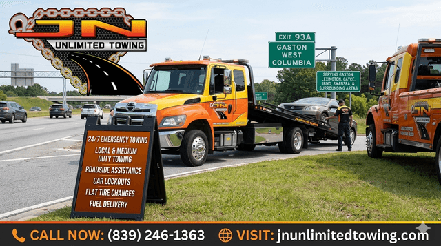 JN Unlimited Towing LLC, Gaston, South Carolina