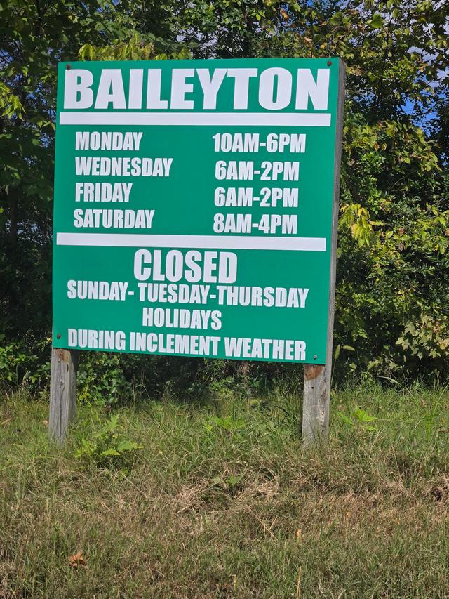 Baileyton Convenience Center
