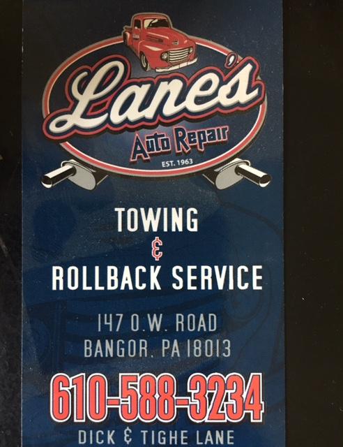 Lane's Auto Repair, Bangor, Pennsylvania