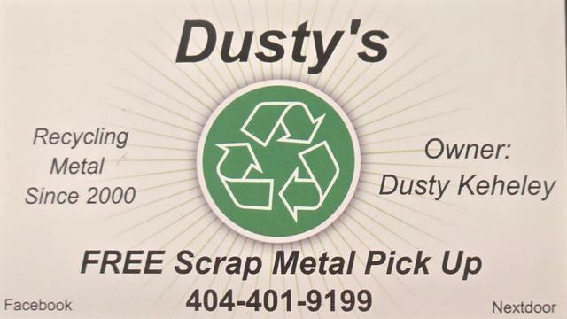 Dusty's FREE Scrap Metal Pick Up, Woodstock, Georgia