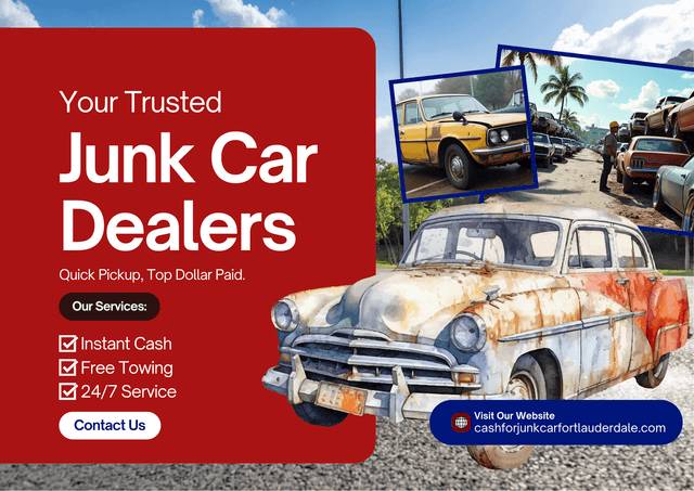 Cash for Junk Car Fort Lauderdale, Fort Lauderdale, Florida