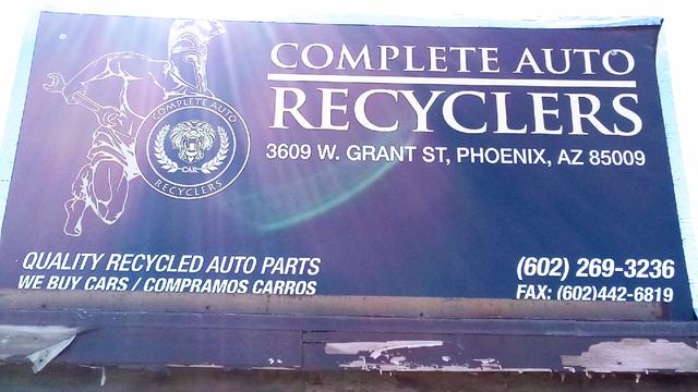 Complete Auto Recyclers, Phoenix, Arizona