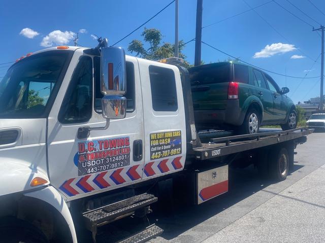 D.C Towing and Junk Cars, Old Baltimore, Maryland