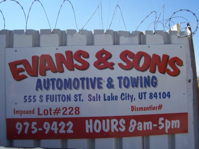 Evans & Sons Auto & Towing