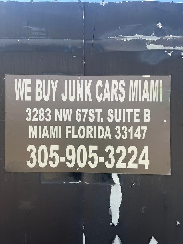 We Buy Junk Cars Miami, Miami, Florida