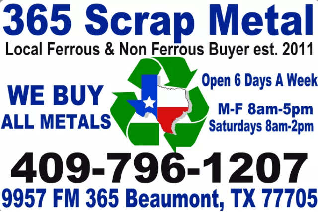 365 Scrap Metal & Recycling, Beaumont Place, Texas