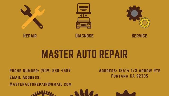 Master Auto Repair, Fontana, California